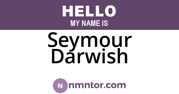 Seymour Darwish