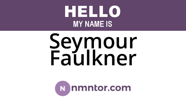 Seymour Faulkner