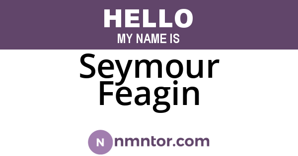 Seymour Feagin