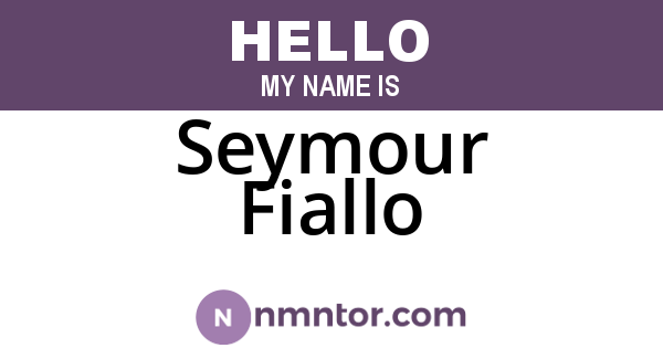 Seymour Fiallo