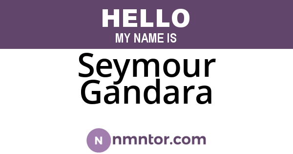 Seymour Gandara