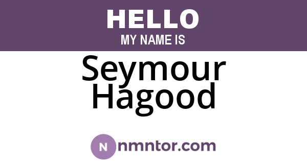 Seymour Hagood