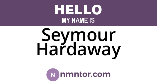 Seymour Hardaway