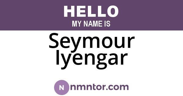 Seymour Iyengar