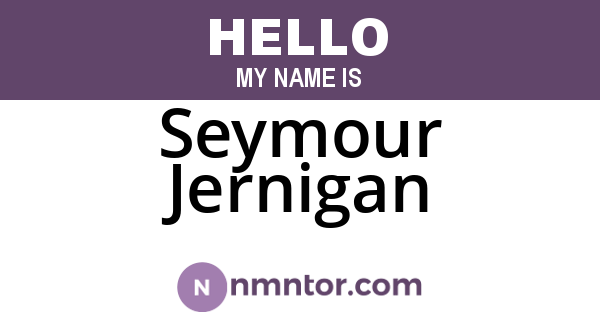 Seymour Jernigan