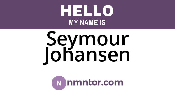 Seymour Johansen