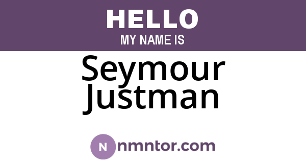 Seymour Justman