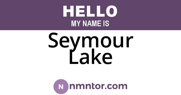 Seymour Lake