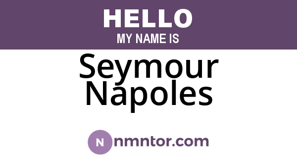 Seymour Napoles
