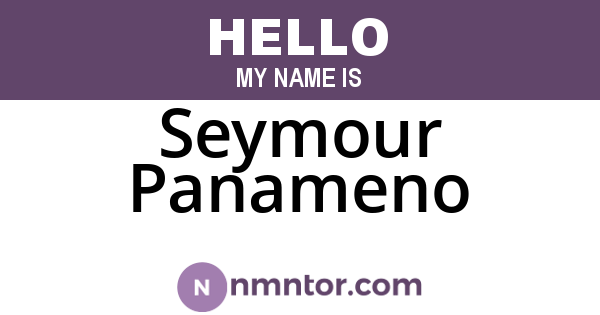 Seymour Panameno