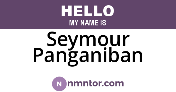 Seymour Panganiban