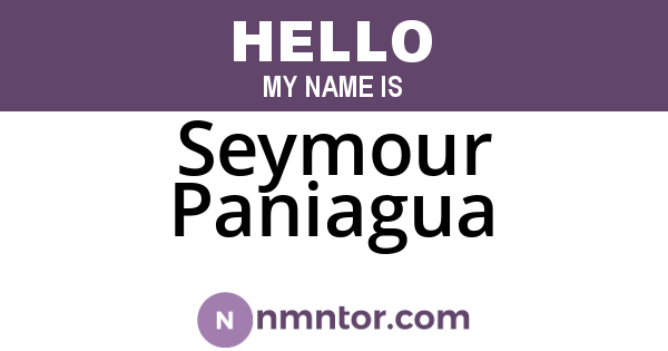 Seymour Paniagua