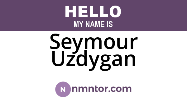 Seymour Uzdygan