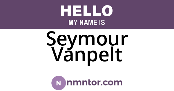 Seymour Vanpelt
