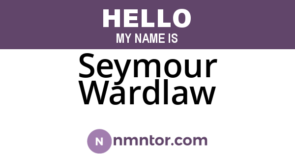 Seymour Wardlaw