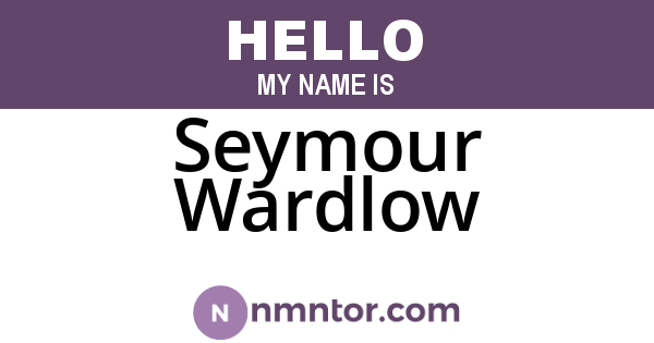Seymour Wardlow