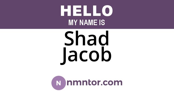 Shad Jacob