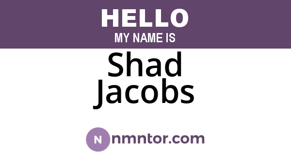 Shad Jacobs