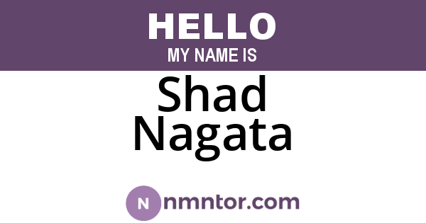 Shad Nagata