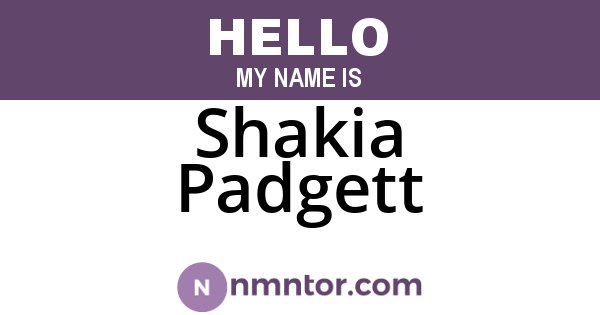 Shakia Padgett