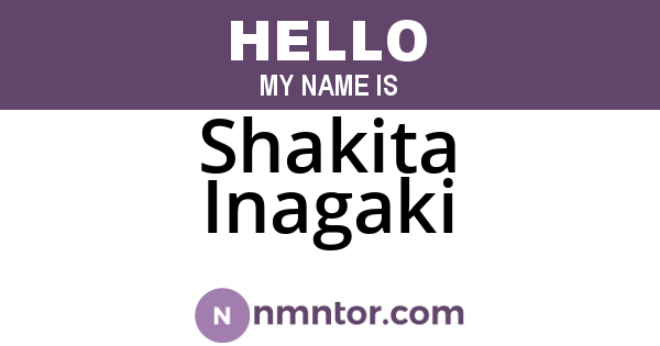 Shakita Inagaki