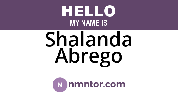 Shalanda Abrego