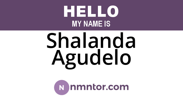 Shalanda Agudelo