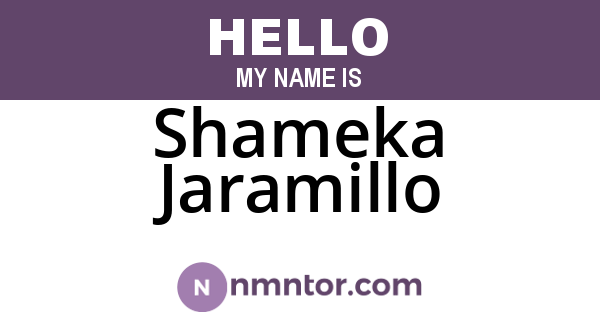 Shameka Jaramillo