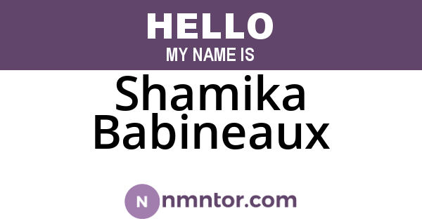 Shamika Babineaux
