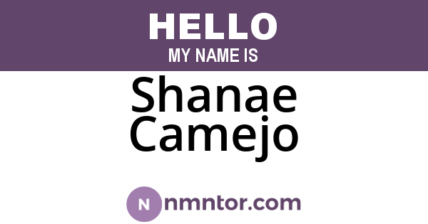 Shanae Camejo
