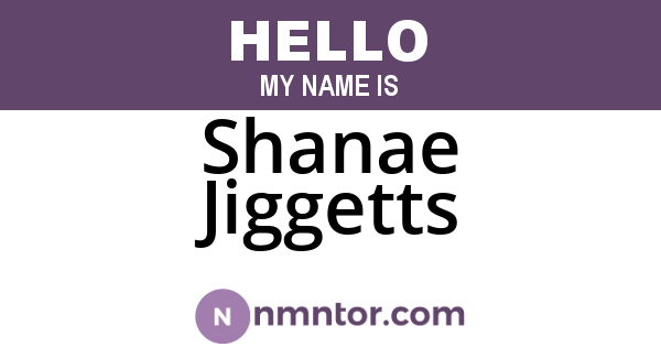 Shanae Jiggetts