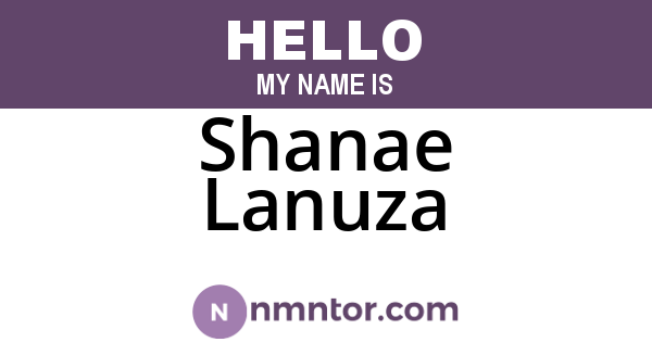 Shanae Lanuza