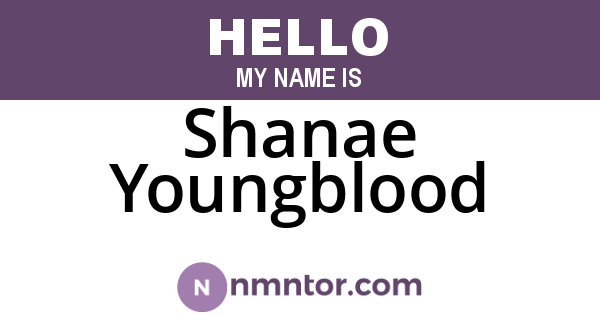 Shanae Youngblood