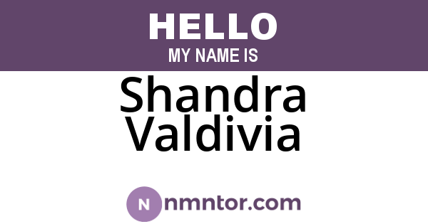 Shandra Valdivia