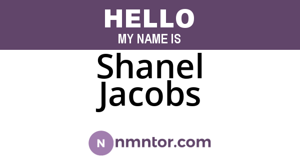 Shanel Jacobs