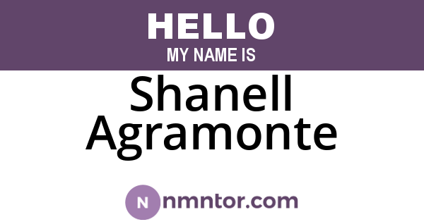 Shanell Agramonte