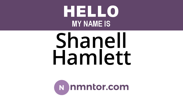 Shanell Hamlett