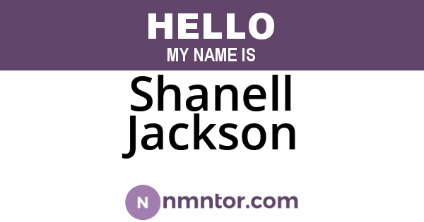Shanell Jackson