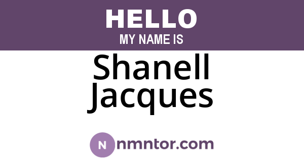 Shanell Jacques