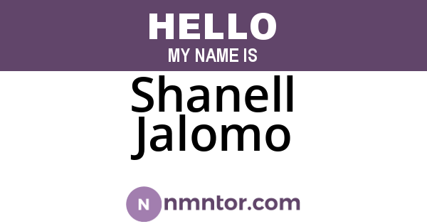 Shanell Jalomo