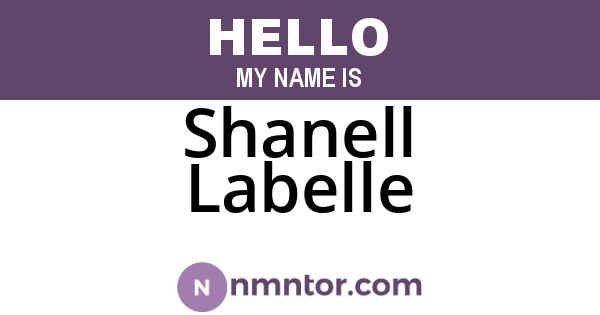 Shanell Labelle