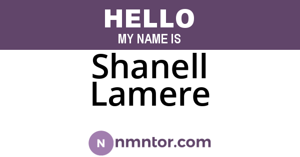 Shanell Lamere
