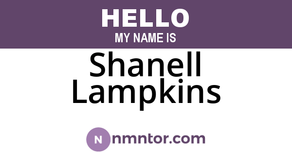 Shanell Lampkins