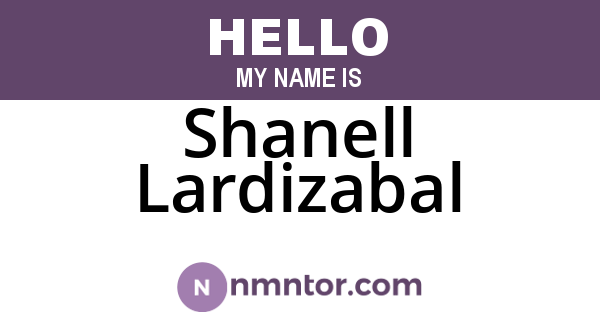 Shanell Lardizabal
