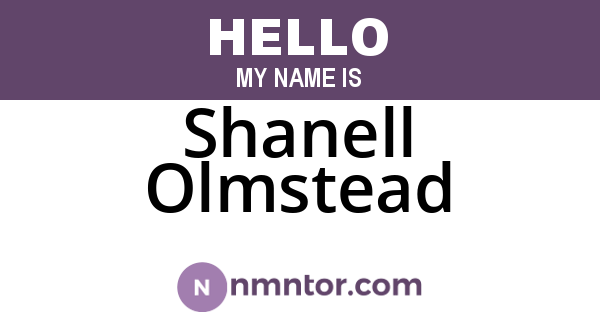 Shanell Olmstead