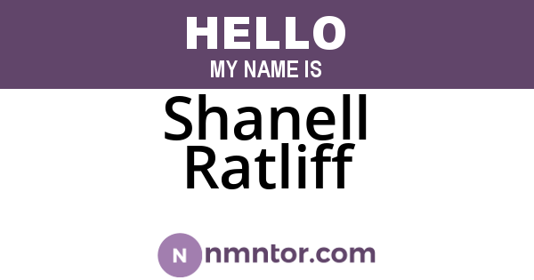 Shanell Ratliff