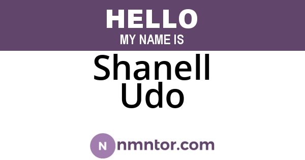 Shanell Udo