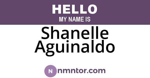 Shanelle Aguinaldo