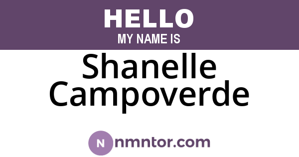 Shanelle Campoverde