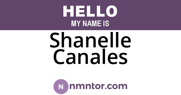 Shanelle Canales